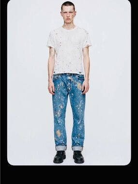 Levi’s perfectly imperfect button fly jeans
